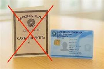 carta d&#39;identit&#224; cartacea - scadenza 03 agosto 2026